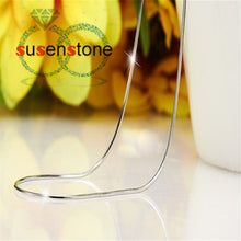 Load image into Gallery viewer, Silver Snake Chain Necklace