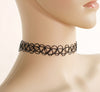 Women Punk Retro Gothic Elastic Pendants Necklaces