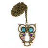 Women Fashion Owl Chain Necklace